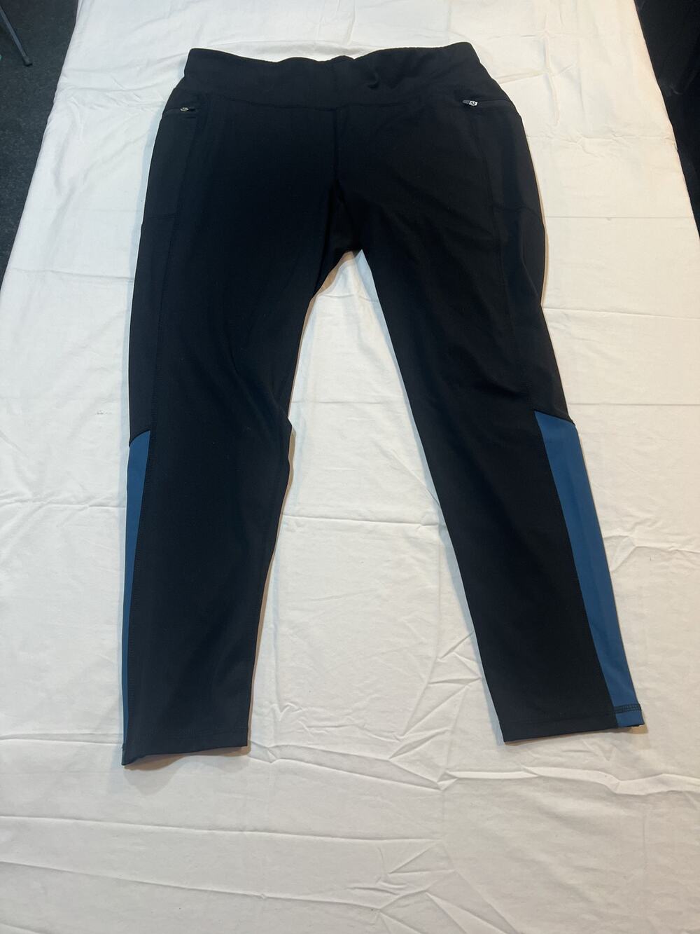 Lane Bryant LIVI Active Colorblock Leggings Women's 18/20 Black Blue